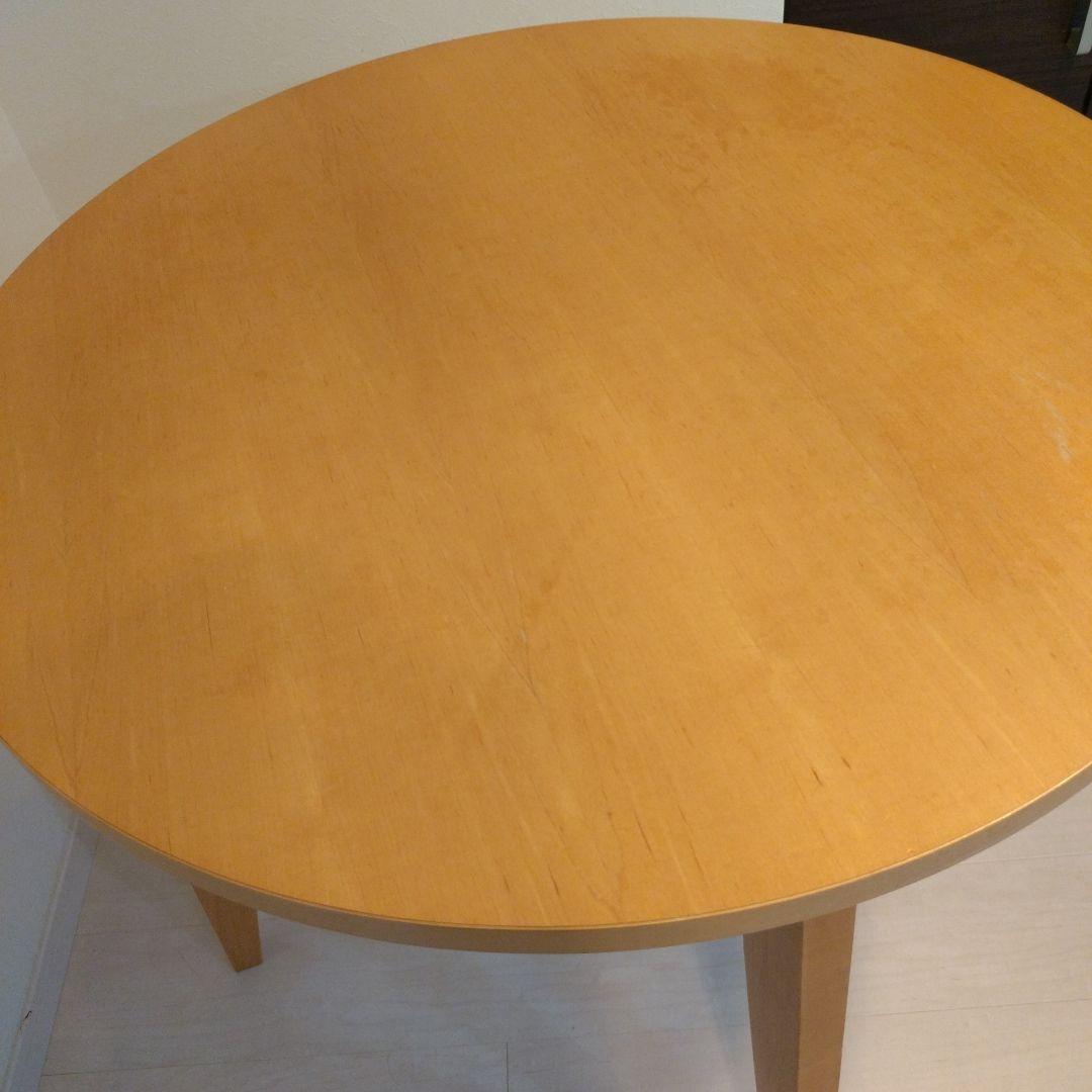 【15日まで！】unico　デンマーク製 丸テーブル \"Dual\"