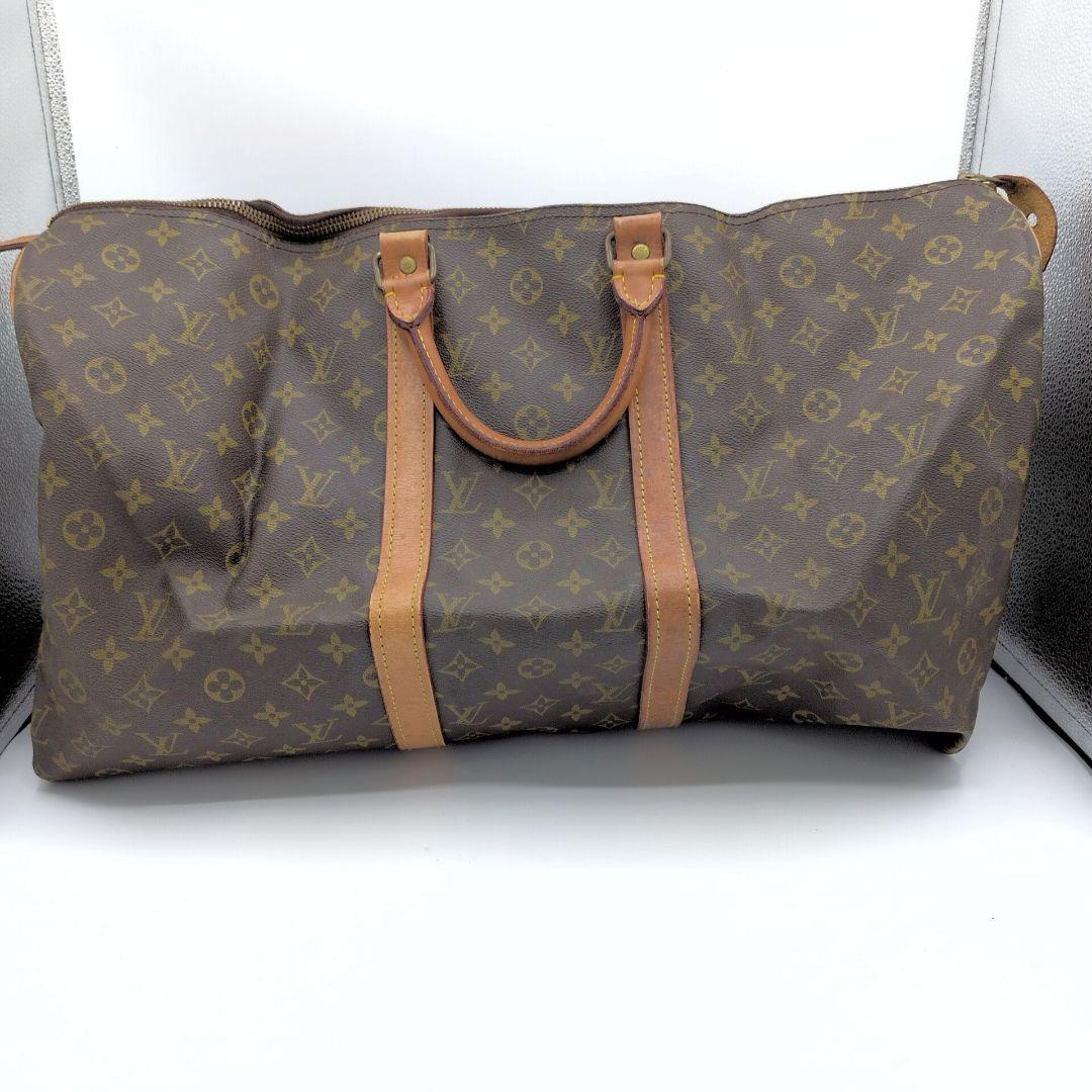 ルイヴィトン モノグラム キーポル 55 ボストンバッグ LOUIS VUITTON】【旅行用ボストンバッグ】ルイヴィトン『モノグラム
