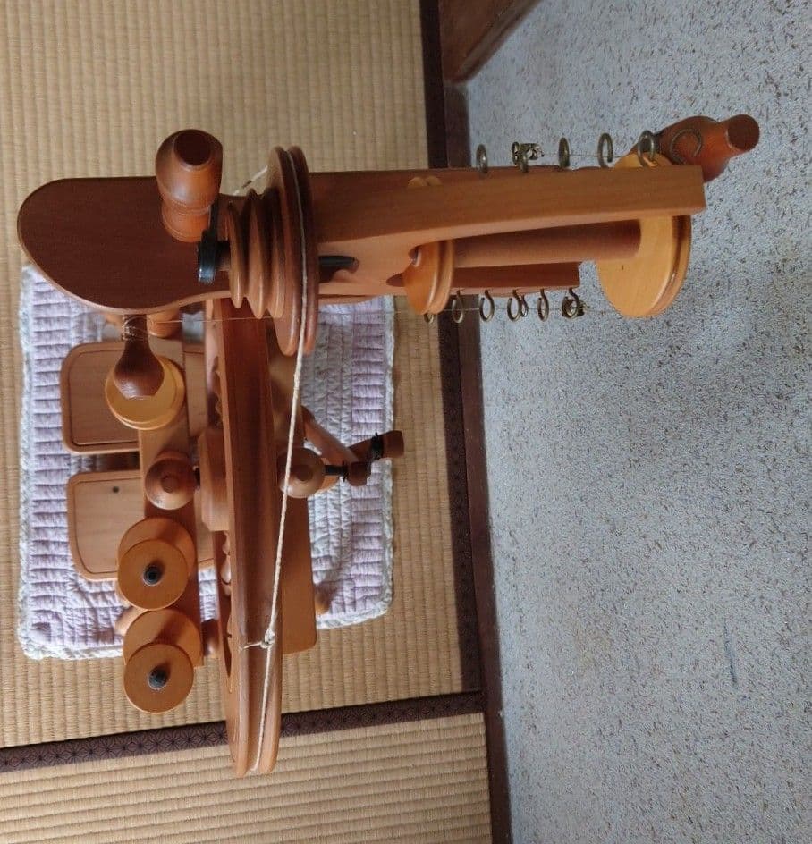 n*o様 【10万円以上のお品・訳あり】アシュフォード　紡ぎ車　両足ペダル