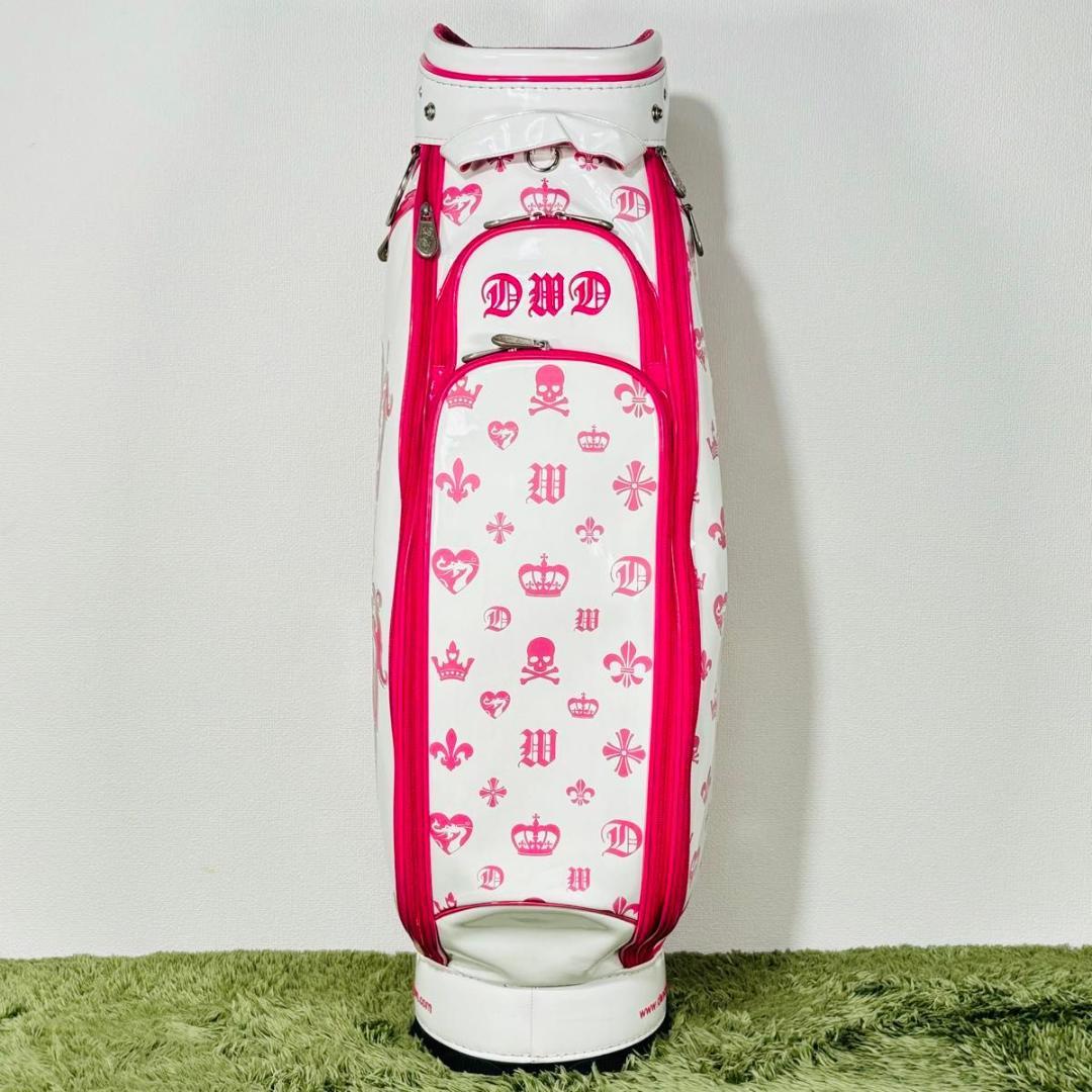 ダンスウィズドラゴン キャディバッグ カート式 5分割 エナメル 大人気