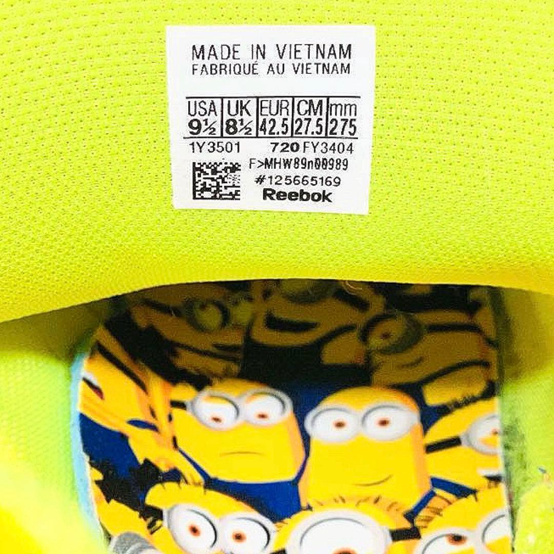 希少美品】Reebok27.5㌢ポンプフューリーミニオンズ FY3404 黄色