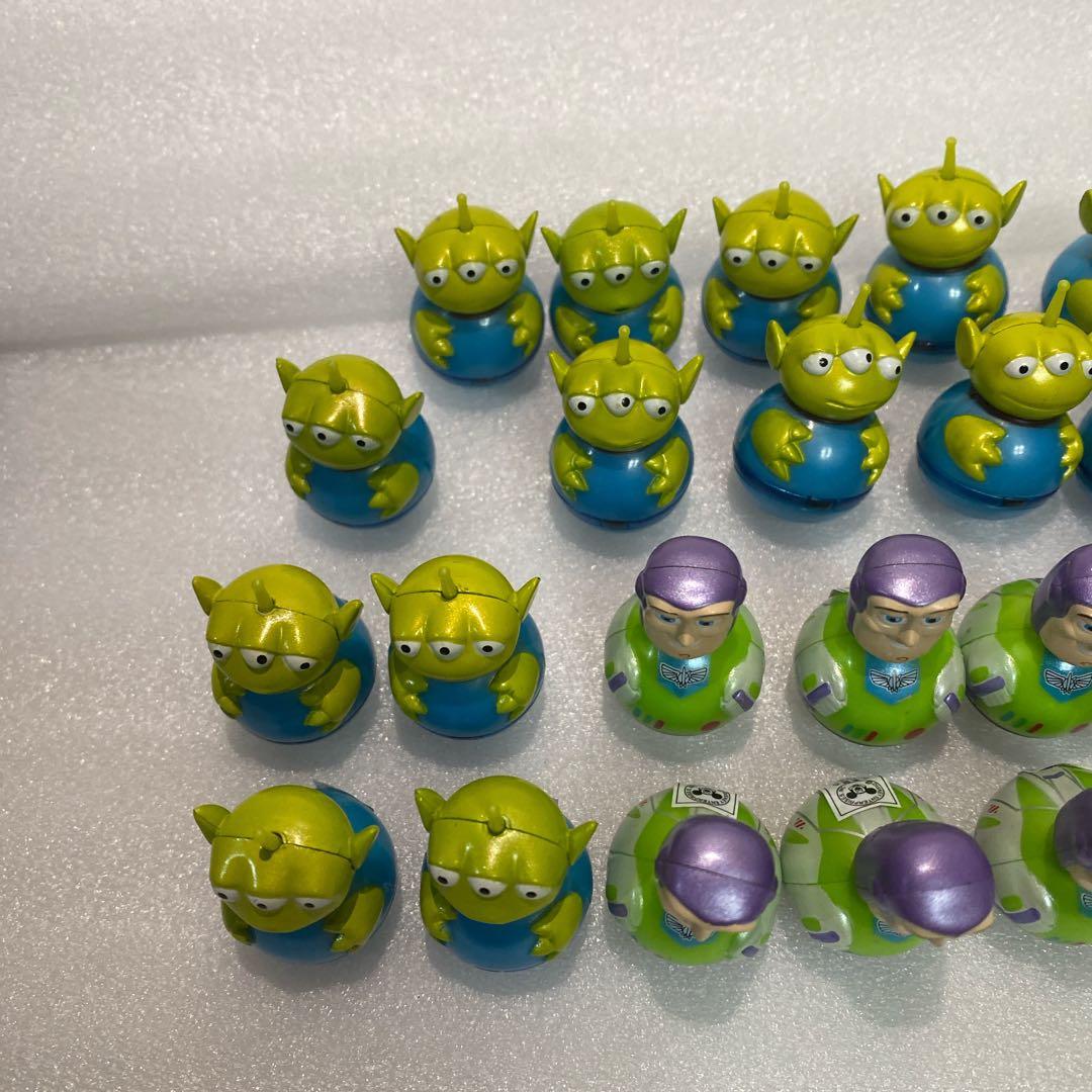 トイストーリー　バズ　リトルグリーンメン　起き上がり小法師 34個セット