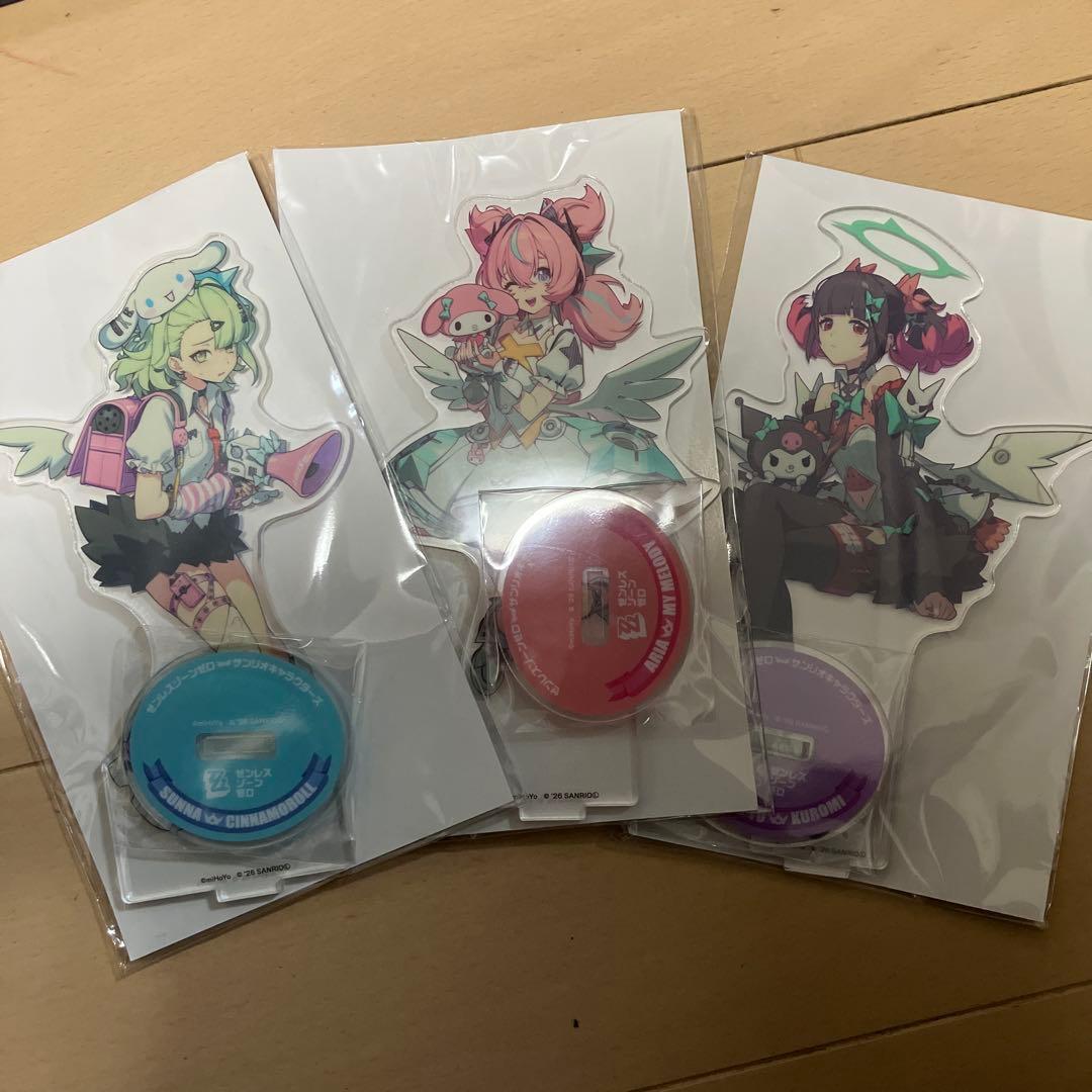 ゼンレスゾーンゼロ サンリオ アクリルスタンド 3種セット - メルカリ