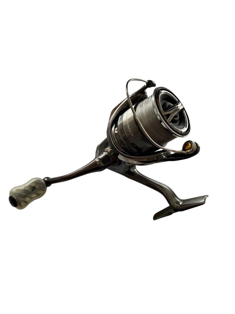 極美品】24 ツインパワー C3000XG リールスタンド、バンドルノブ付き