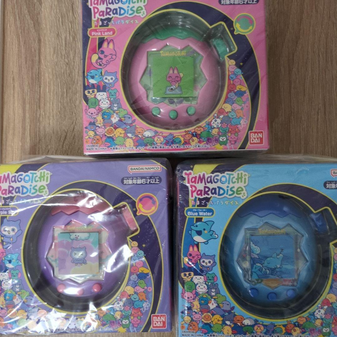 新品未開封】たまごっちパラダイス 全種3色セット 特典付き - メルカリ