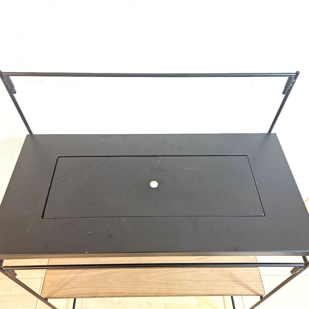 アイアン工房 キッチンテーブル+スノーピーク マルチパーパストート