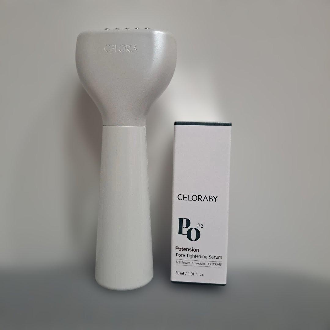 ボディ・フェイスケア CELORA PENTASHOT & Pore Tightening Serum Qoo10] CELORABY 【ペンタショット+スキンケアセット】 自 : 美容