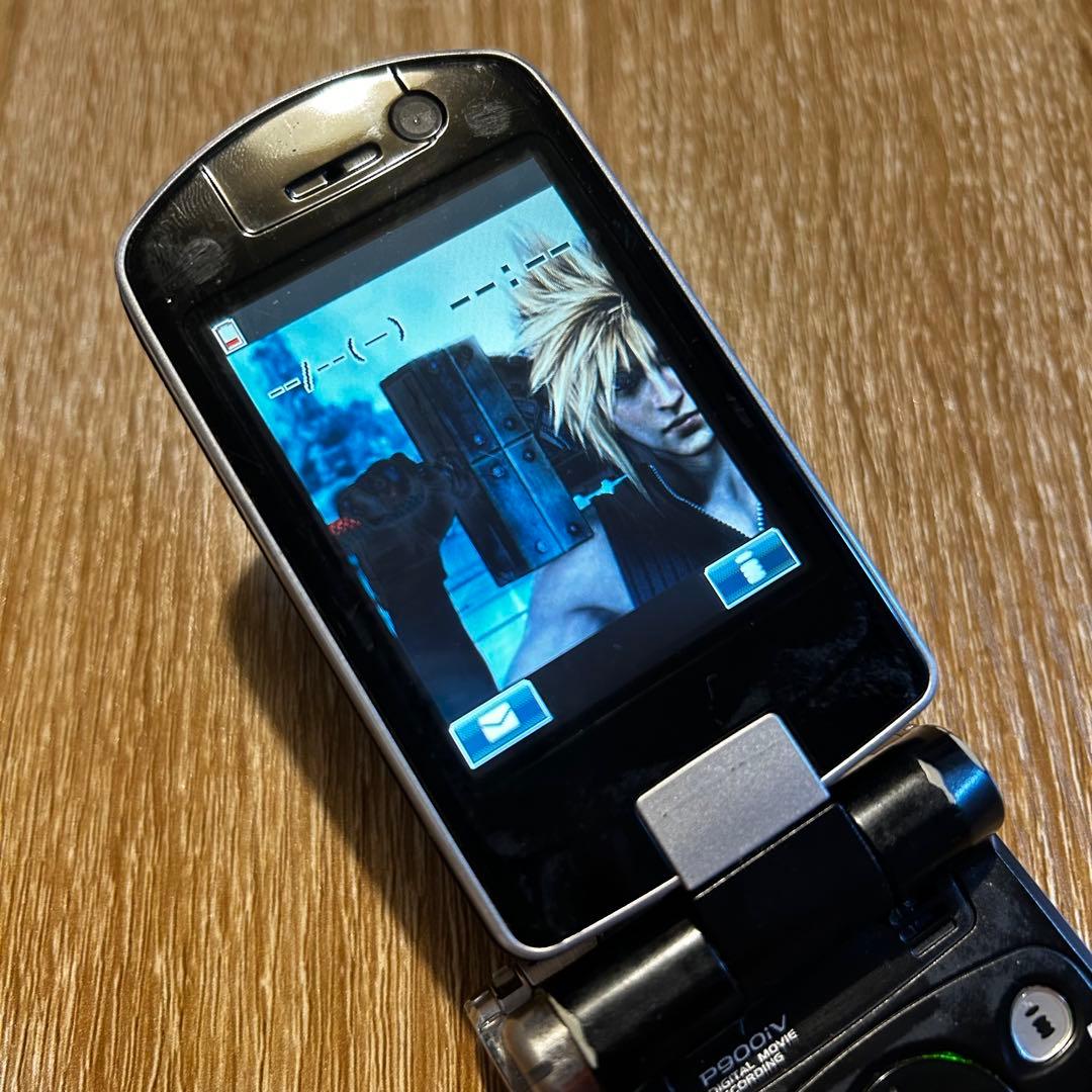 動作確認済み】ドコモ P900iV クラウドブラック【即購入可】 - メルカリ