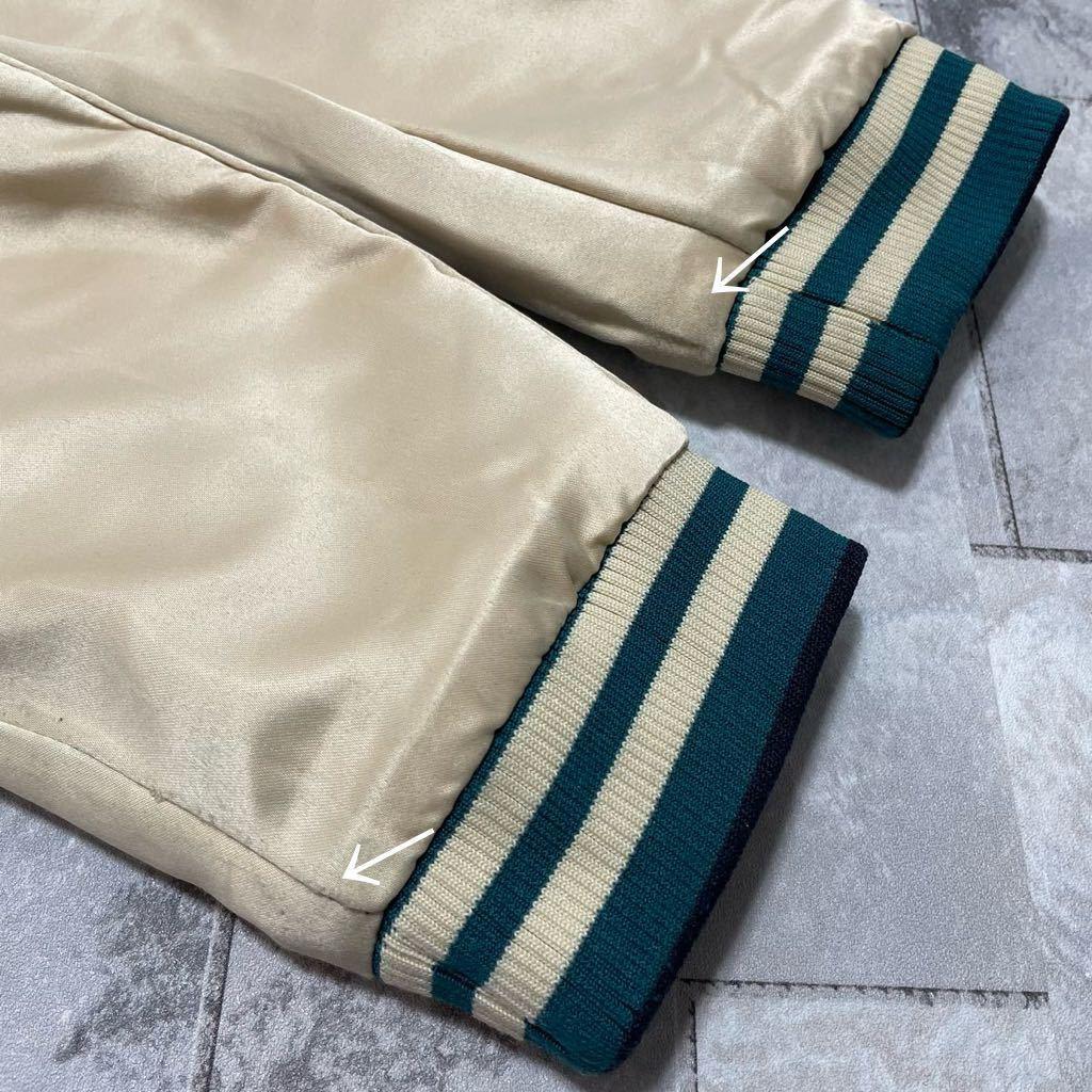 U.S.NAVY スカジャン リバーシブル ミリタリー 刺繍ロゴ 定価38500