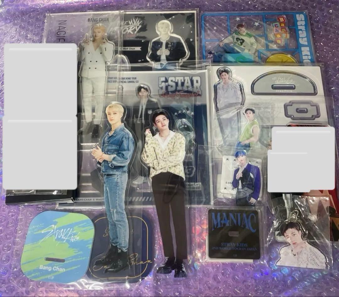 Stray Kids スキズ バンチャン アクリルスタンド アクスタ セット Straykids バンチャン 展示会 ミニアクリルスタンドチャーム 1点 6