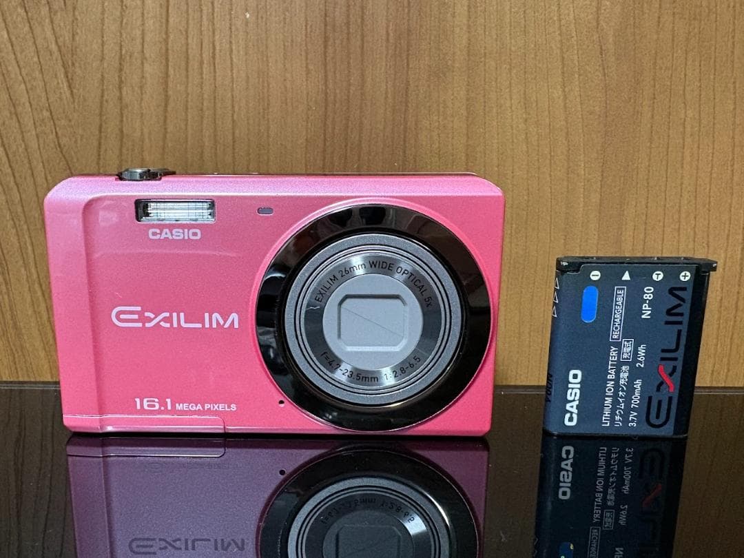 □ ほぼ新品 □ カシオ CASIO EXILIM EX-ZS6 ピンク - メルカリ