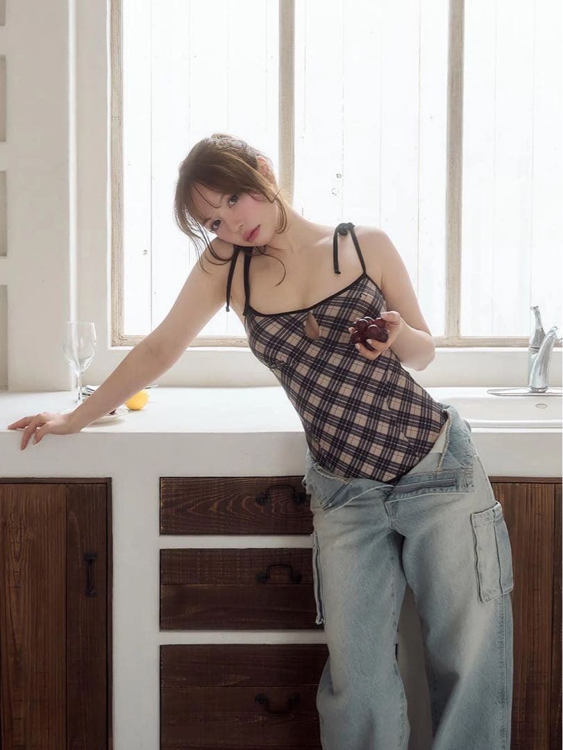 水着・ラッシュガード Andmary Nadia check swimsuit