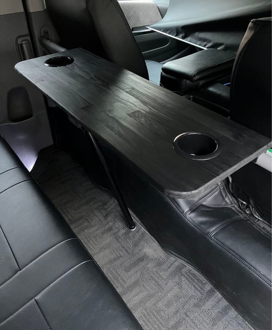 200系ハイエース セカンドテーブル(BK)900mm×300mm - メルカリ