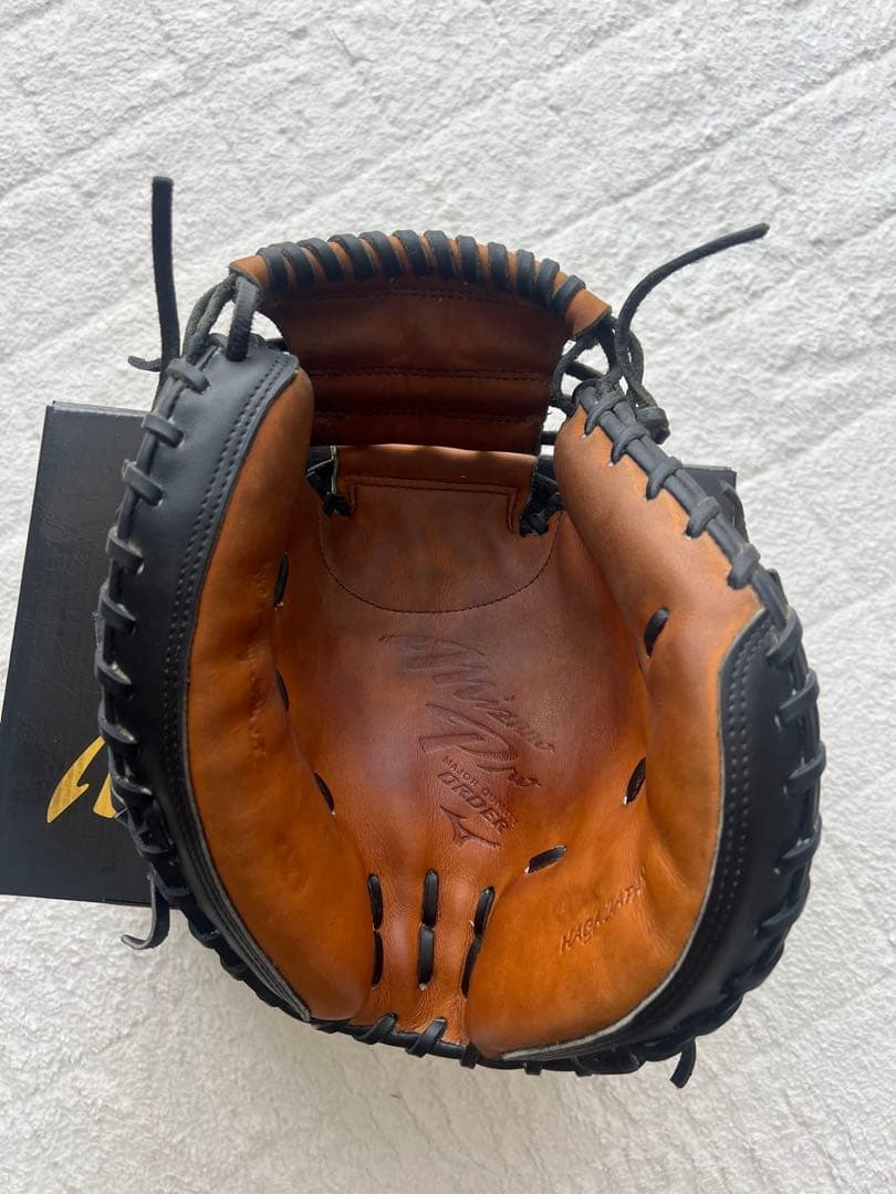 ぽんちゃん様専用Mizuno Pro 軟式キャッチャーミット オーダー - メルカリ