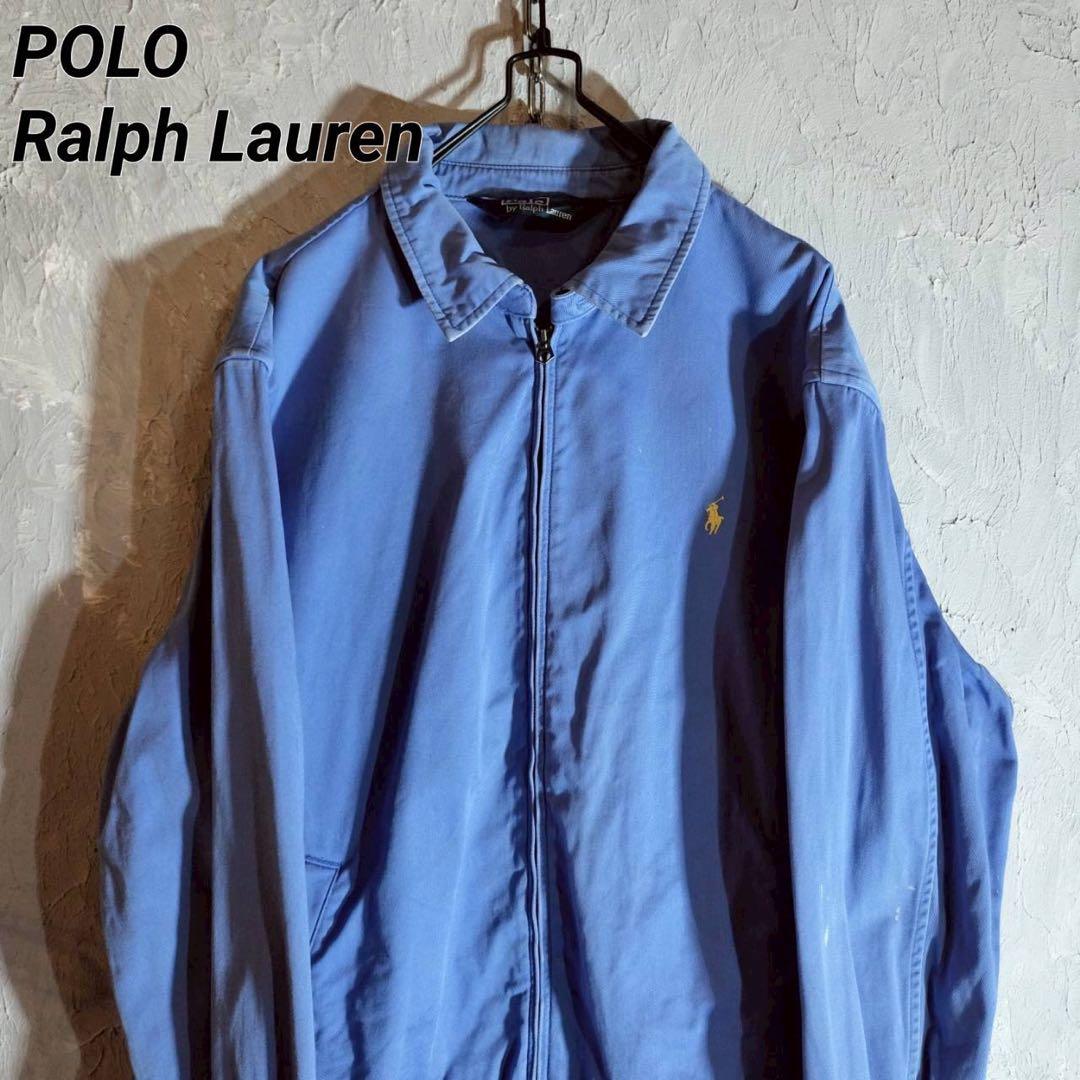 ポロラルフローレン Ralph Lauren スイングトップ 青系 XL90s. - メルカリ