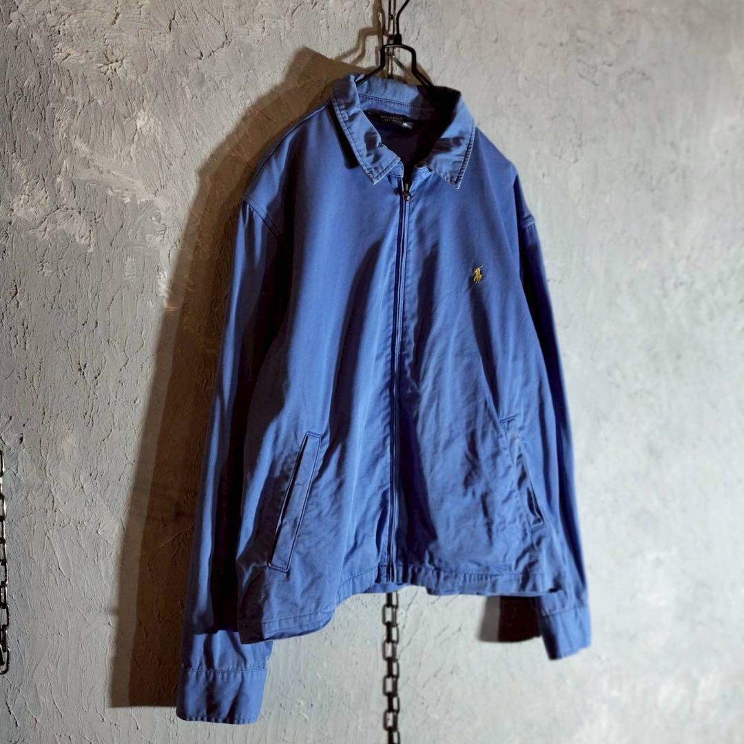 ポロラルフローレン Ralph Lauren スイングトップ 青系 XL90s. - メルカリ