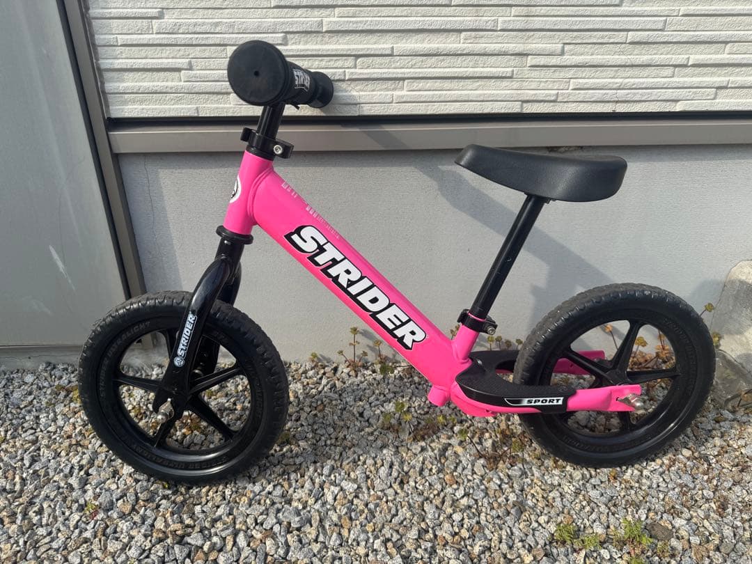 STRIDER スポーツ バランスバイク 12インチ ピンク STRIDER バランスバイク 12インチ 日本正規品 ピンク｜Yahoo!フリマ