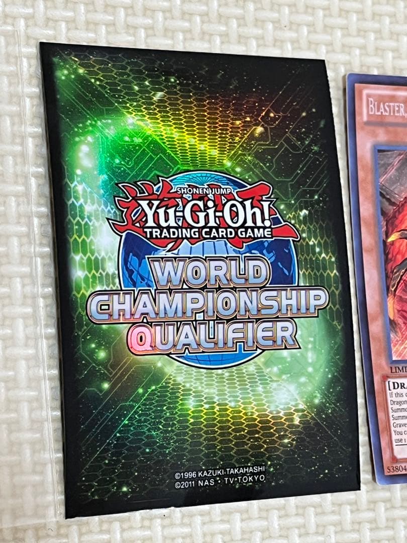 【引退品】遊戯王WCQスリーブ56枚 ＆ 征竜デッキ（3重スリーブ保護）