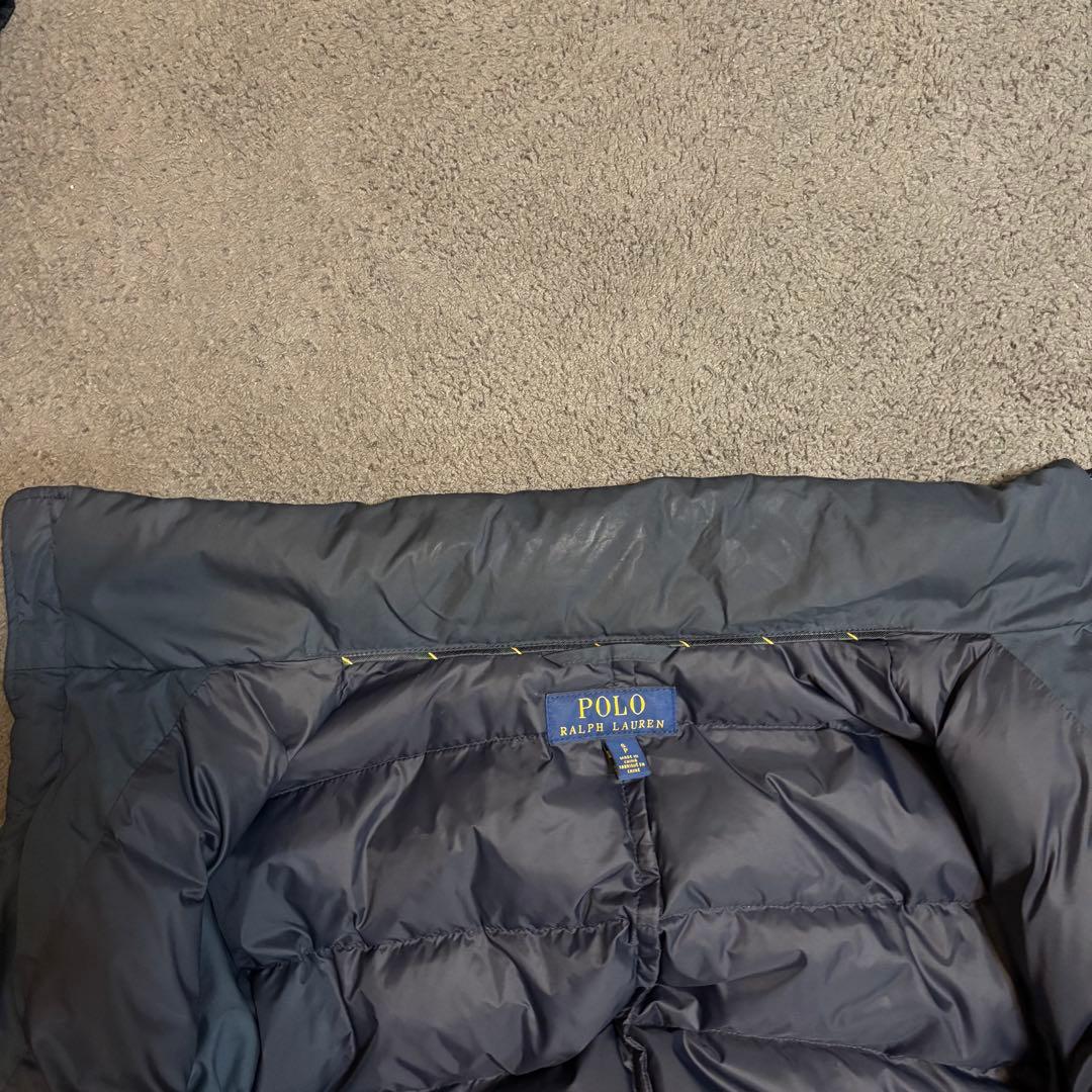 ポロ・ラルフローレン / ダウンステンカラーコート ネイビー SPサイズ