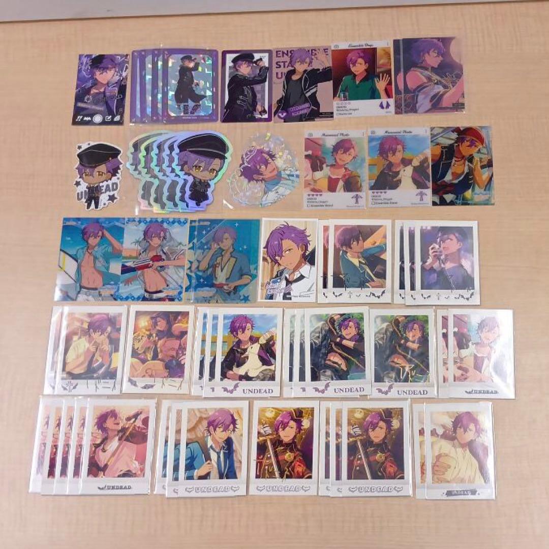 ❶あんスタ UNDEAD ぱしゃこれ 箔押し 紙類 ステッカーなど まとめ売り