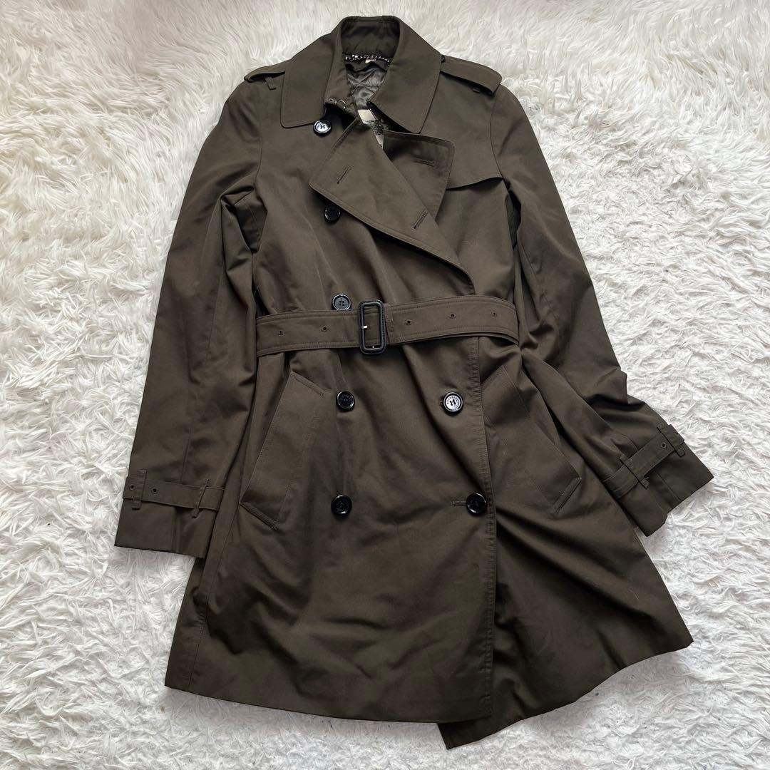 極美品 バーバリーロンドン トレンチコート メガチェック キルティング