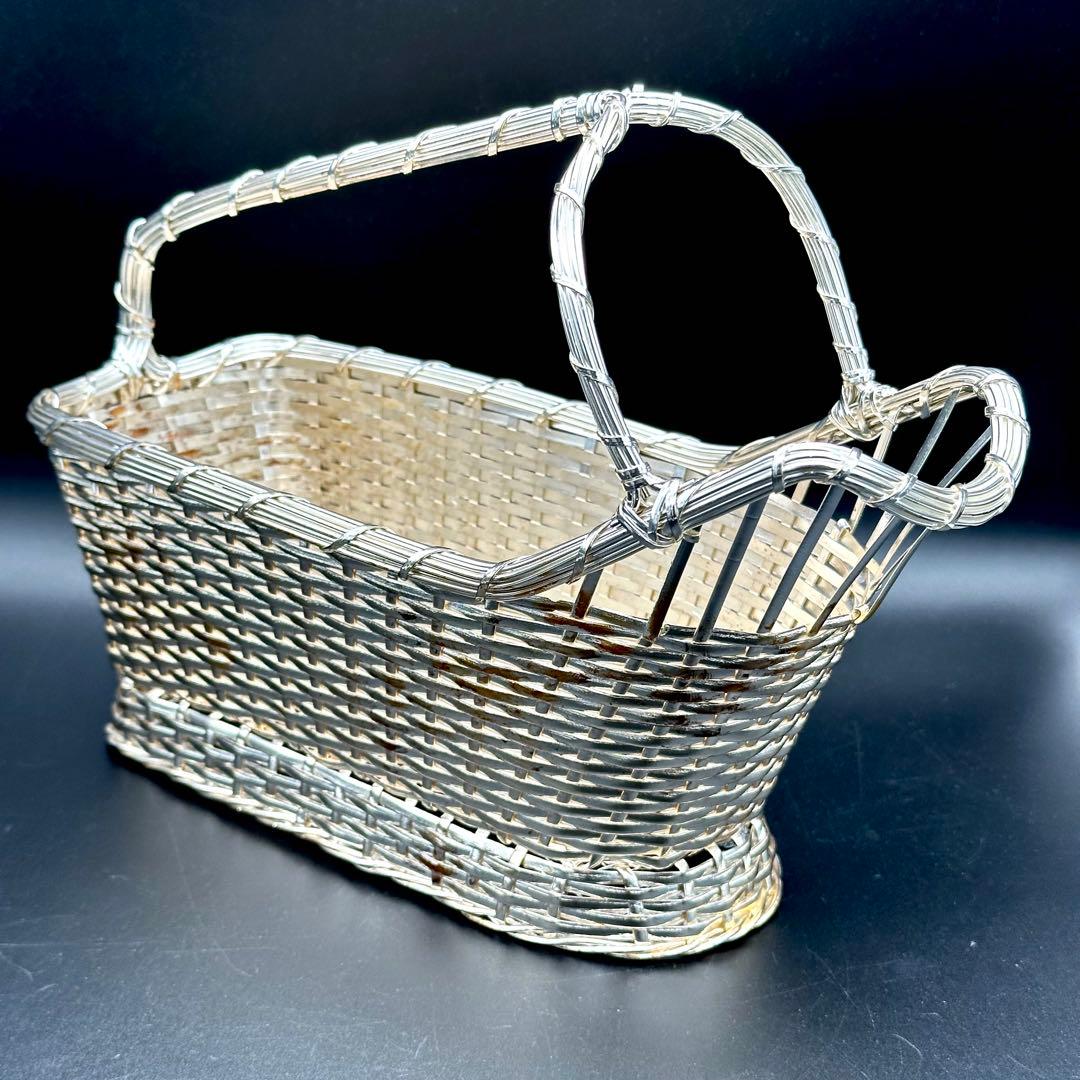 クリストフル Christofle ワインバスケット 1935年〜1983年 フランス アンティーク Christofle(クリストフル) ワインボトル