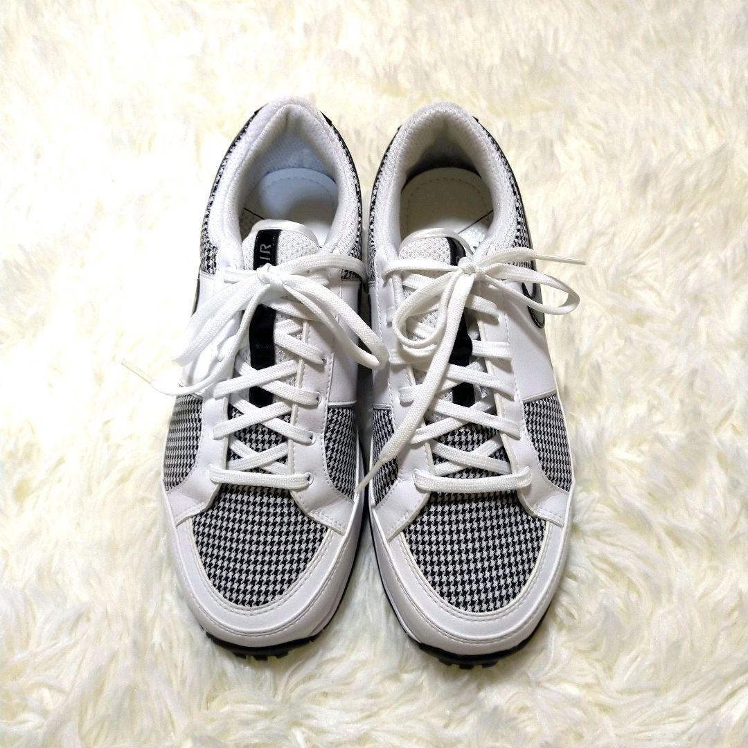 【美品】Nike Air TaC ゴルフシューズ　千鳥格子柄　23.5cm
