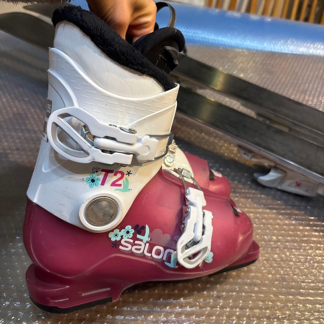 女の子 ジュニアスキーセット ロシニョール 116cmアナ雪 21-21.5cm