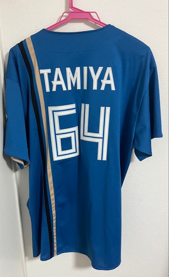 北海道日本ハム 田宮裕涼 ビジターVer.レプリカユニフォーム L - メルカリ