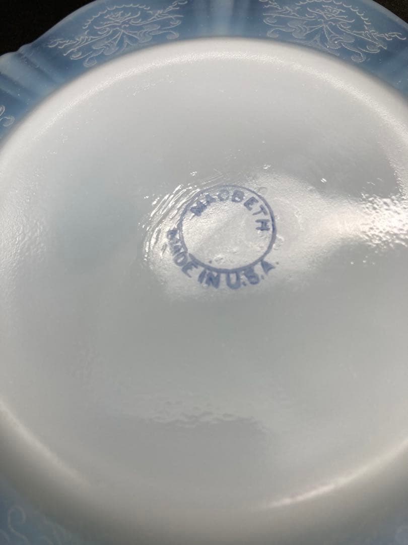 マクベスエバンス オパールセントガラス プレート 2枚セット - メルカリ