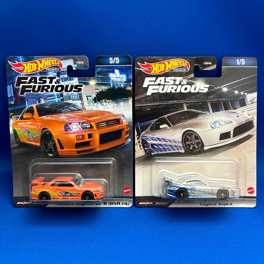 ホットウィール ワイルドスピード 人気車 2台セット！R34 GT-R