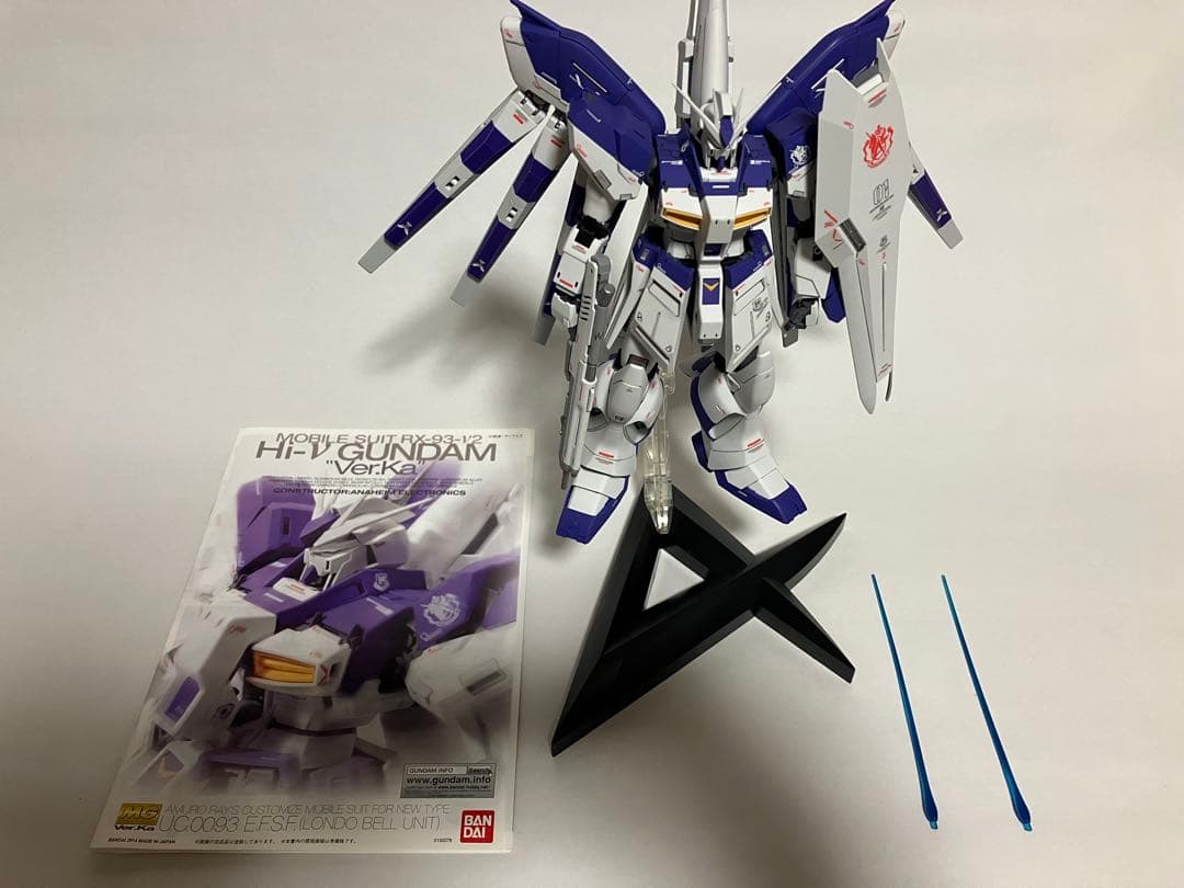 MG ガンプラ 塗装済み完成品　Hi-ν GUNDAM Ver.Ka