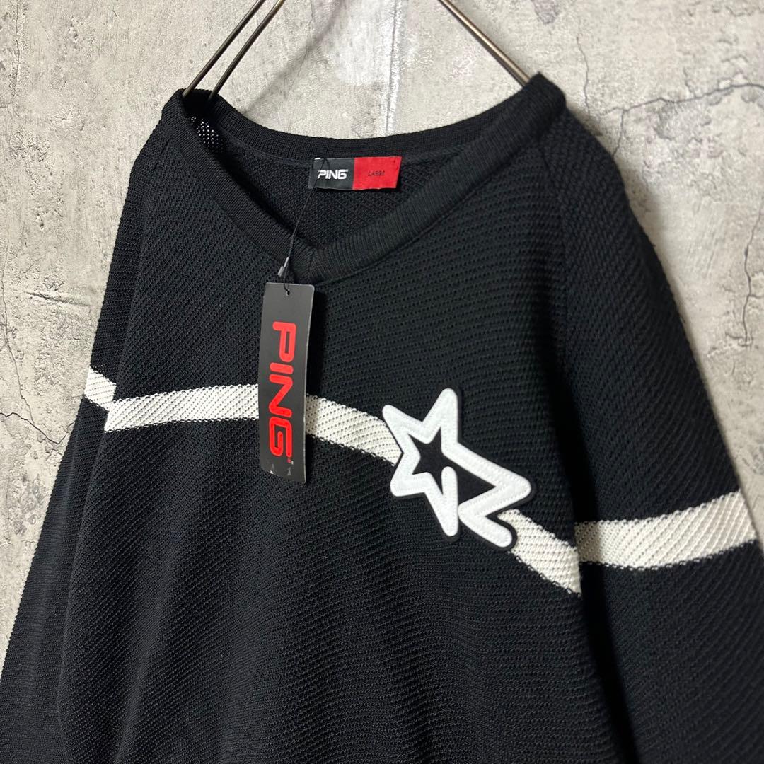 超人気◎】PING ウールニット スター ワッペン 新品タグ付き 完売モデル◎