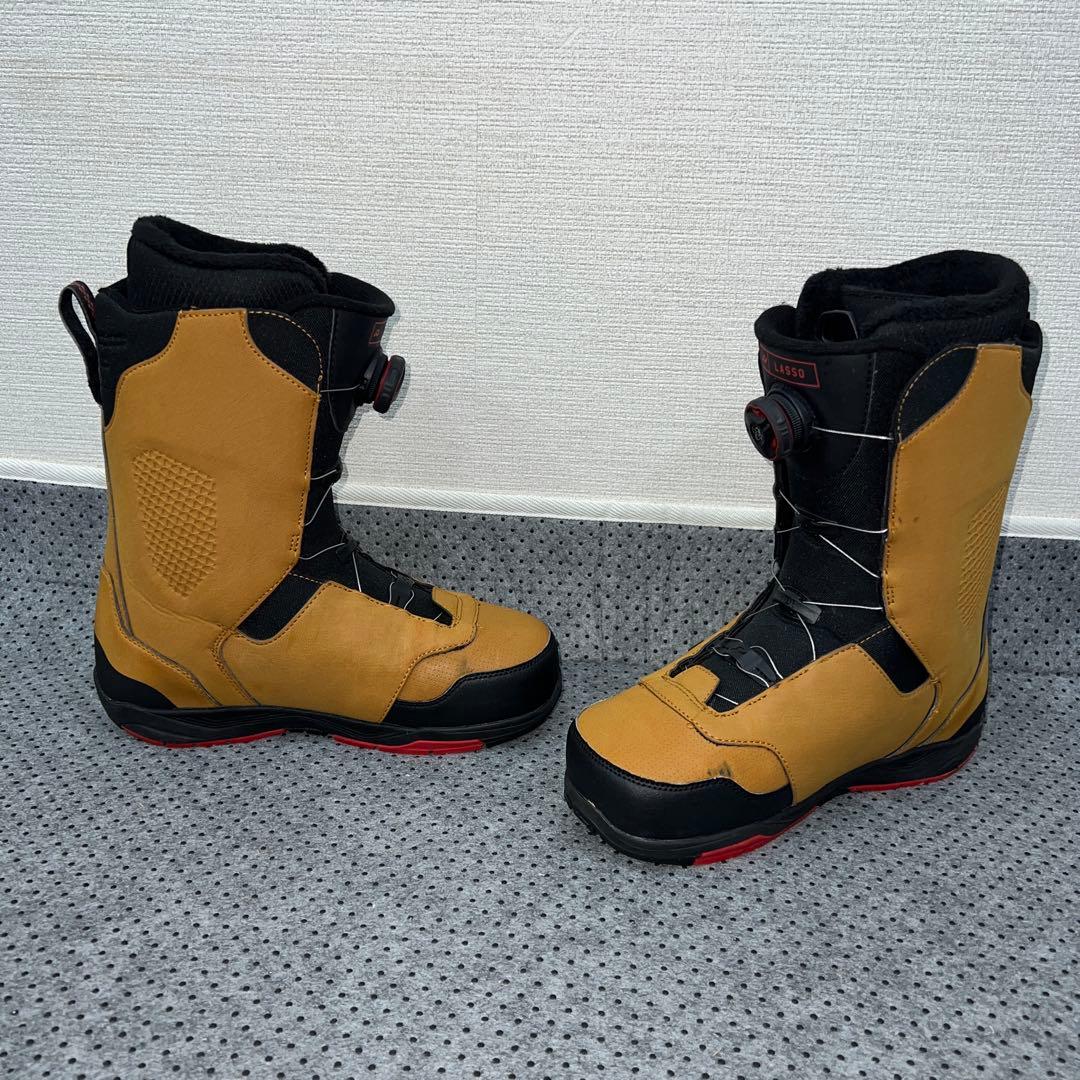 数回使用 26.5cm RIDE LASSO W-BOA スノーボードブーツ