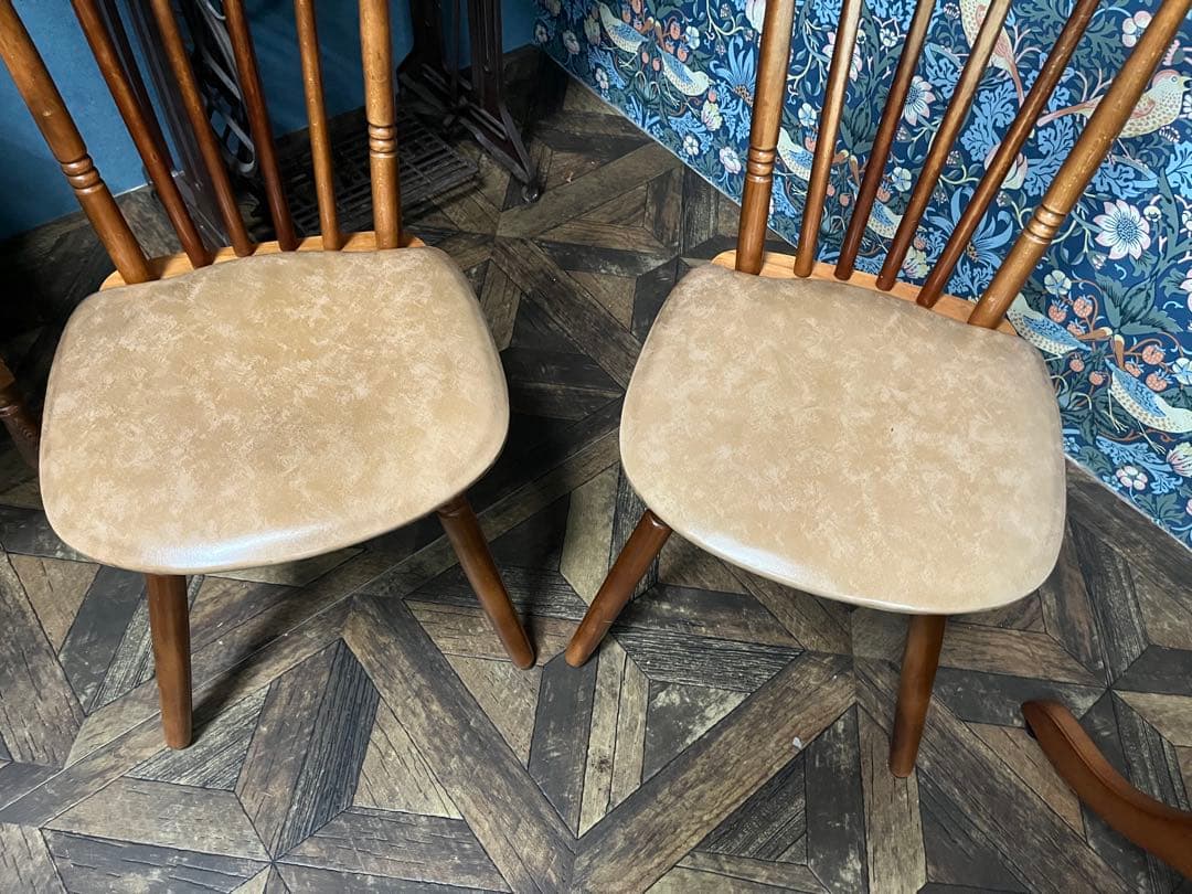 kanedahiroko167様専用＊椅子 セット 昭和レトロ 当時物インテリア