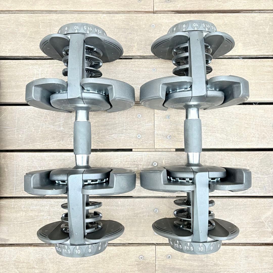 MOJEER ダイヤル式可変式ダンベル24Kg 2.5Kg〜24Kg 2個セット