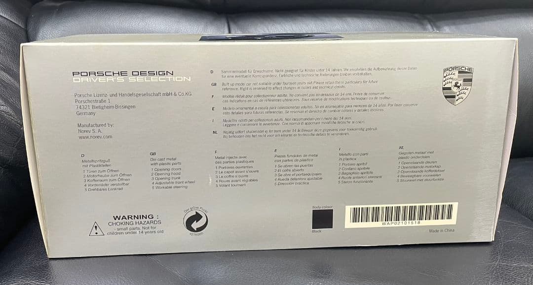 ポルシェ 911 タルガ targa 4S 1/18 ブラック ミニチャンプス