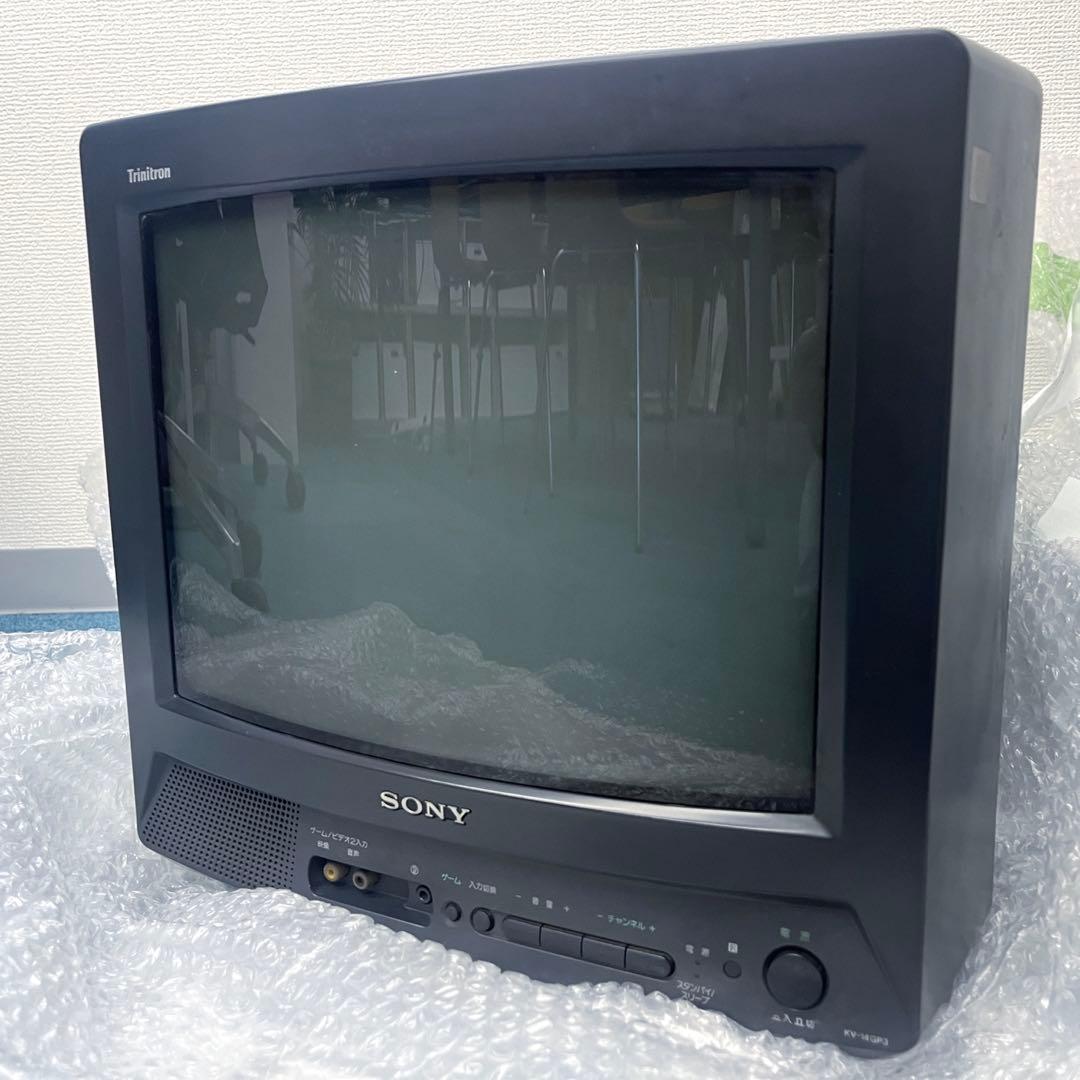 SONY 小型ブラウン管テレビ HDMIコンバーター付き KV-14GP3 - メルカリ