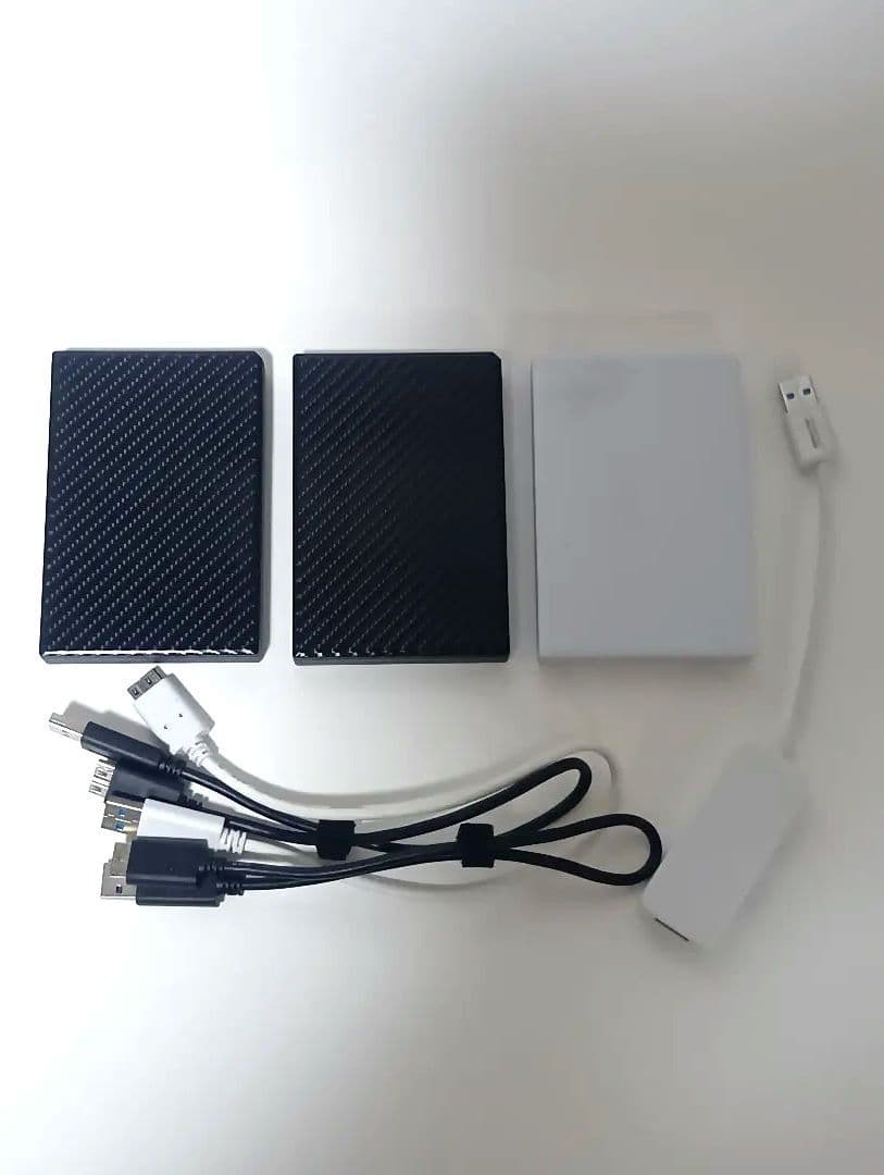 外付けHHD 2TB 3個セット USB 3.2（Gen 1）/3.0/2.0