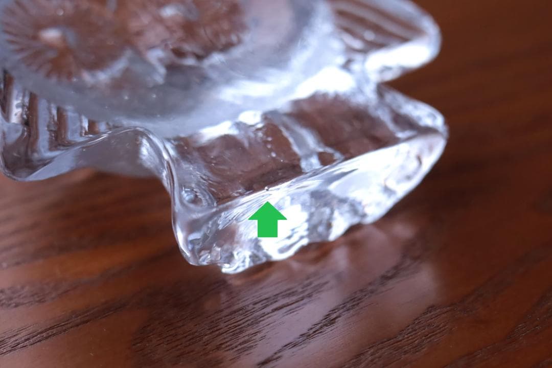 Lisa Larson リサラーソン ロイヤクローナ ガラスオブジェ フクロウ