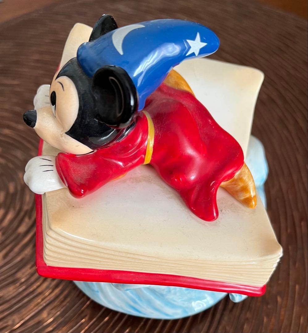 ディズニー ファンタジア ミッキーマウス魔法使いの弟子 オルゴール フィギュア