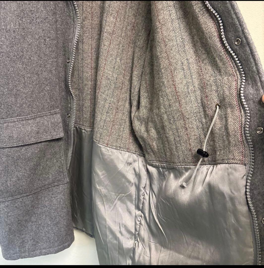 L.L.BEAN ウール　ストームコート　L ジャケット　USA グレー