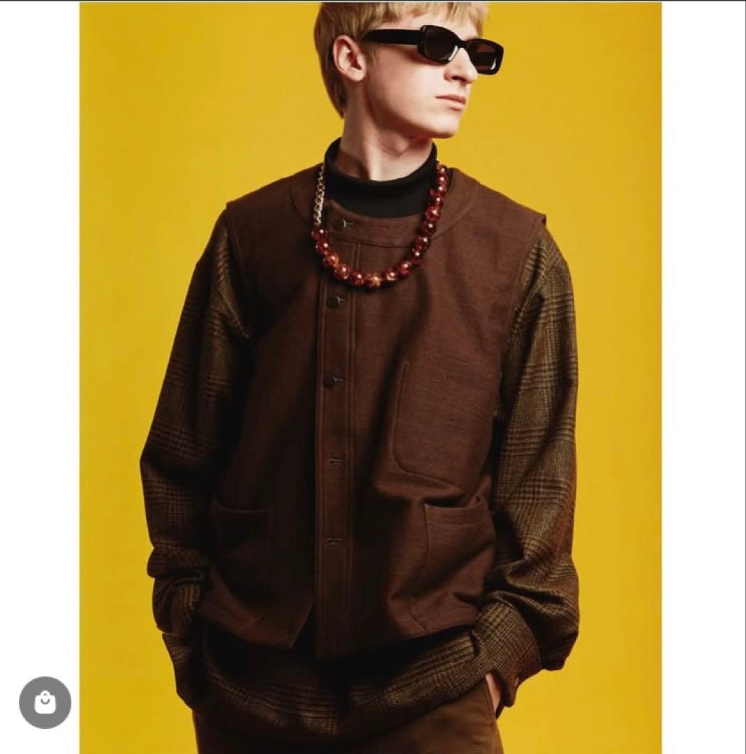 m's braque エムズブラック デッドストックビーズ ネックレス - メルカリ