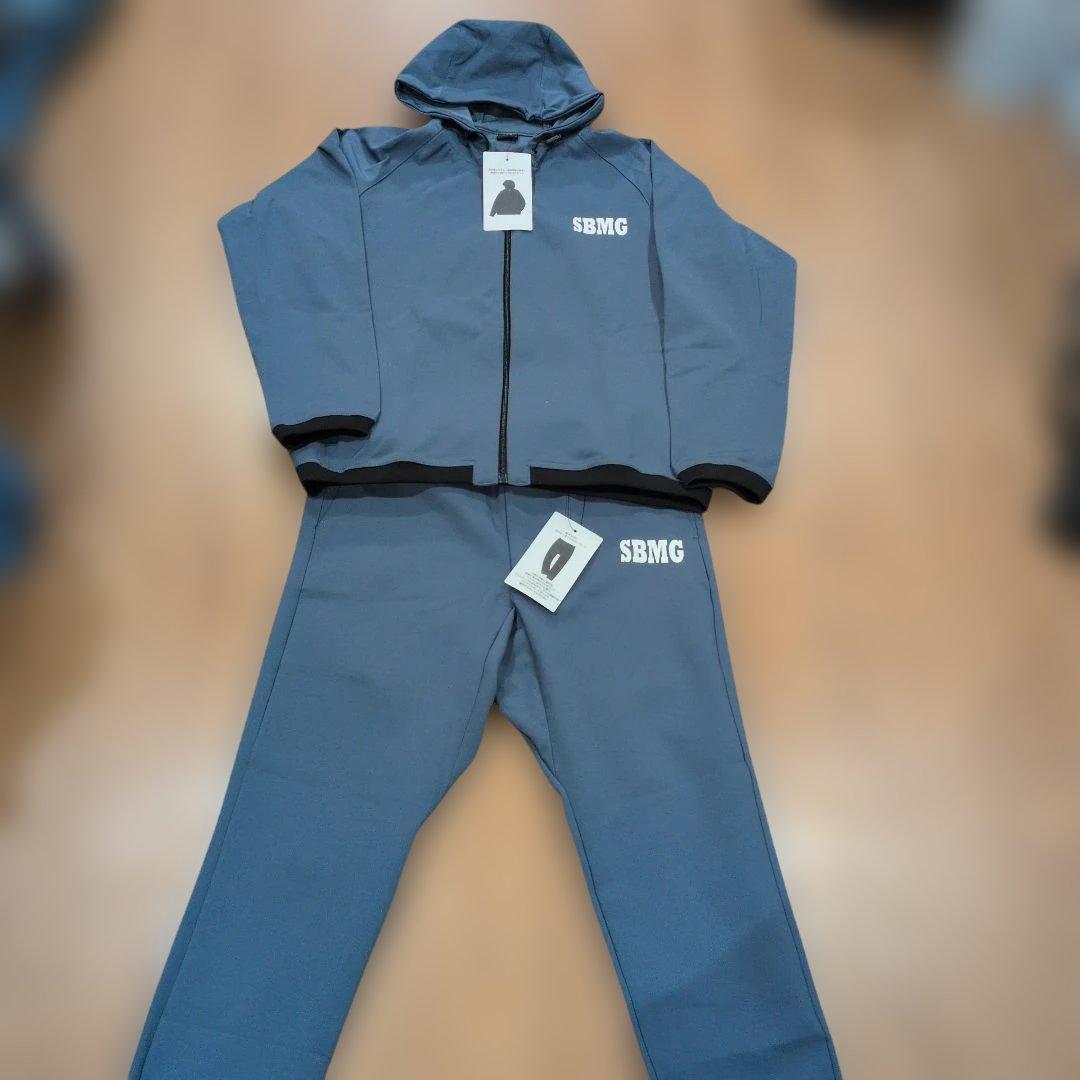 【SBMG】ドリブンスウェット　セットアップ　ジョガーパンツ　M　ブルーグレー ワークマンのスウェットセットアップ、買いました。｜MWM MIZORAH