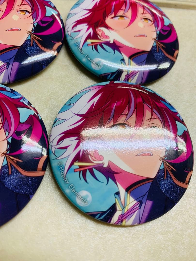 あんスタ 逆先夏目 イベコレ ホワイトデーハート　缶バッジ summer