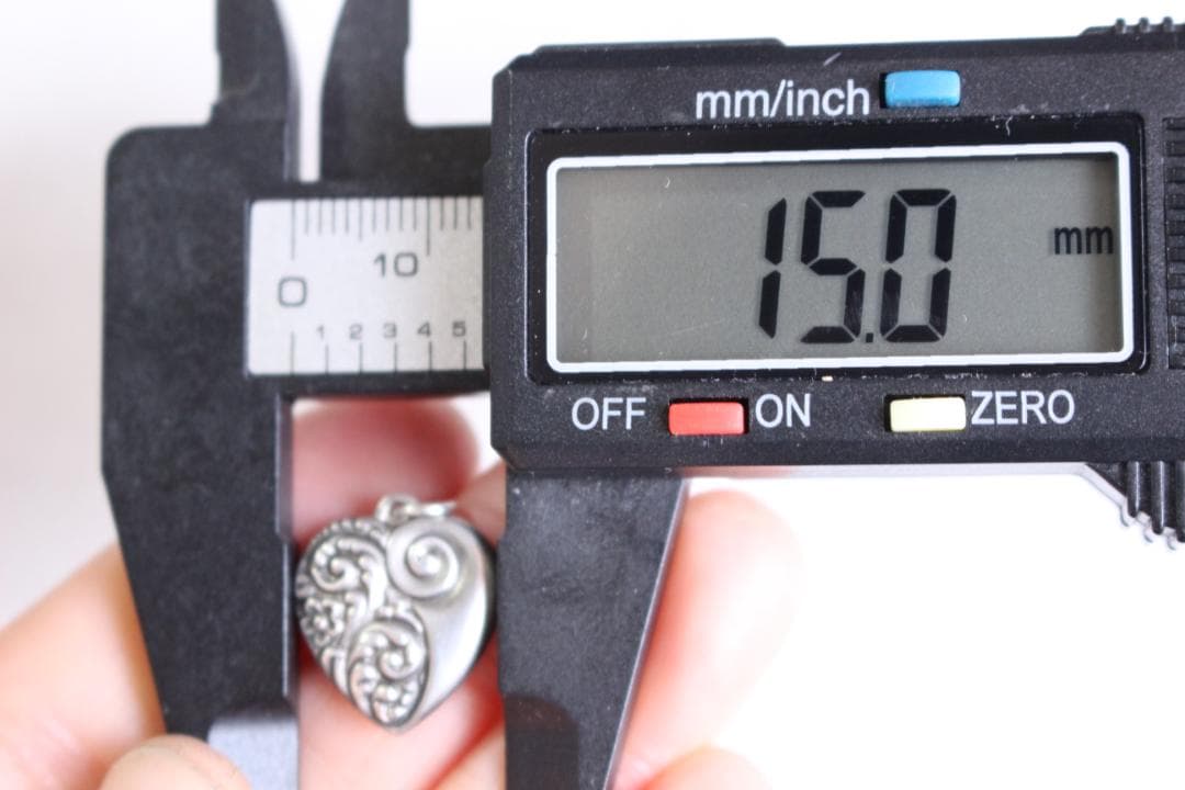 30s スウィートハートジュエリー WW2 シルバー 勿忘草 渦巻 スクロール