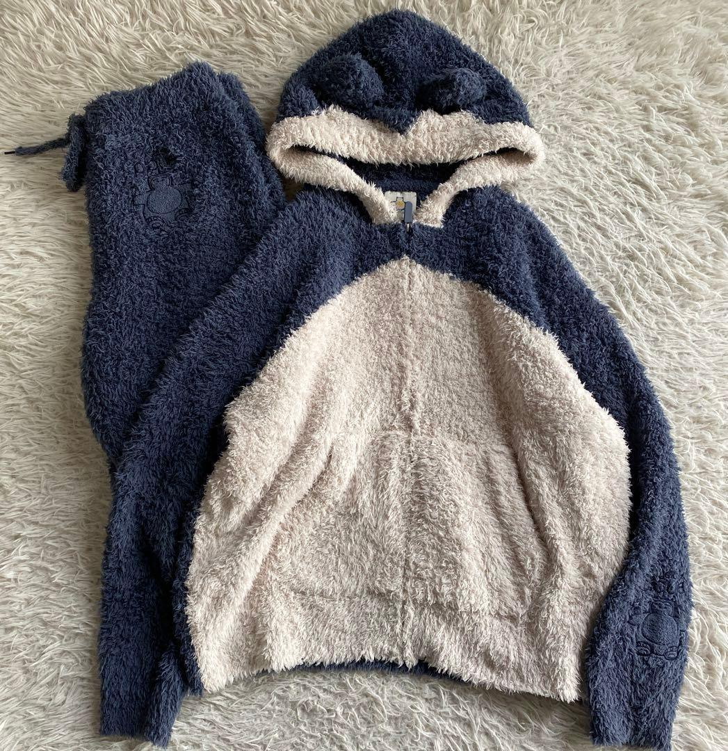 ジェラートピケホーム カビゴンパーカ&ハーフパンツセット メンズM