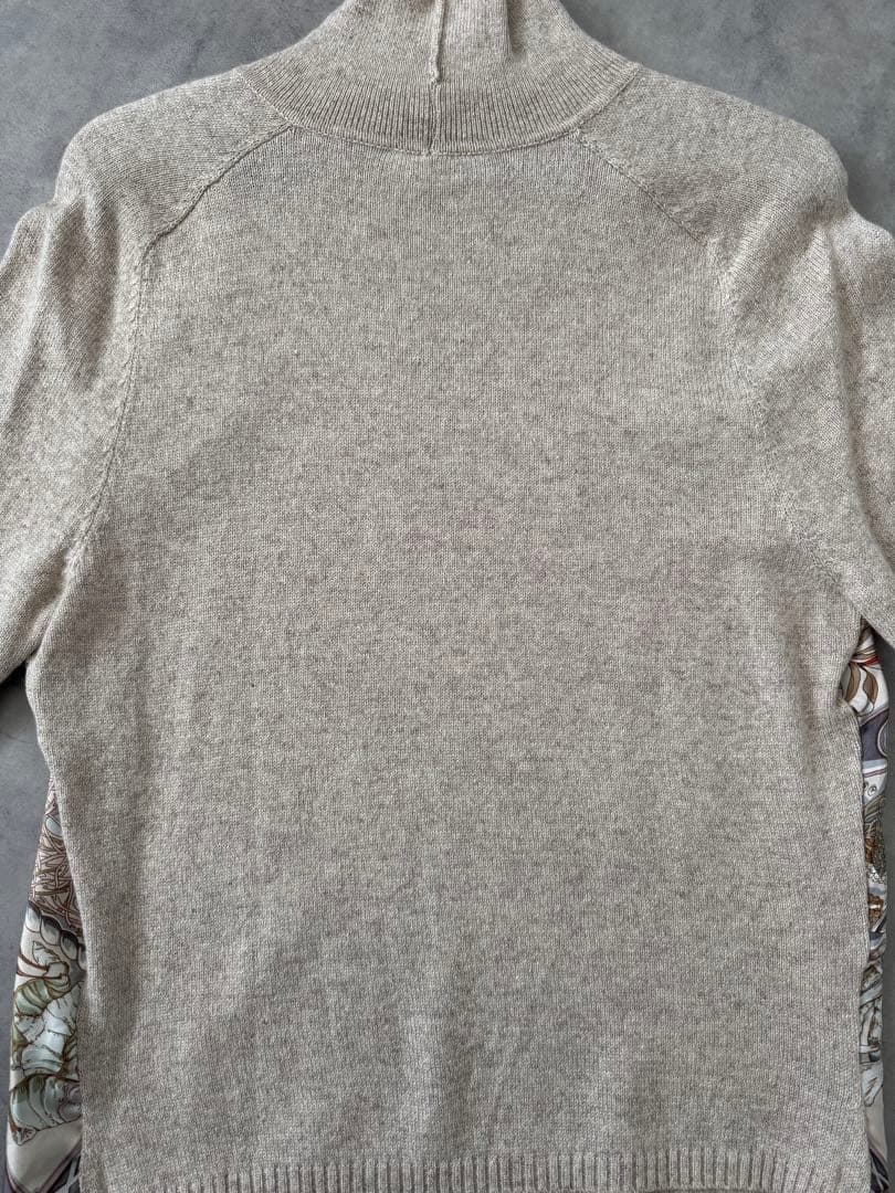 美品/エルメス HERMES マルジェラ期 ニット スカーフ柄セーター - メルカリ