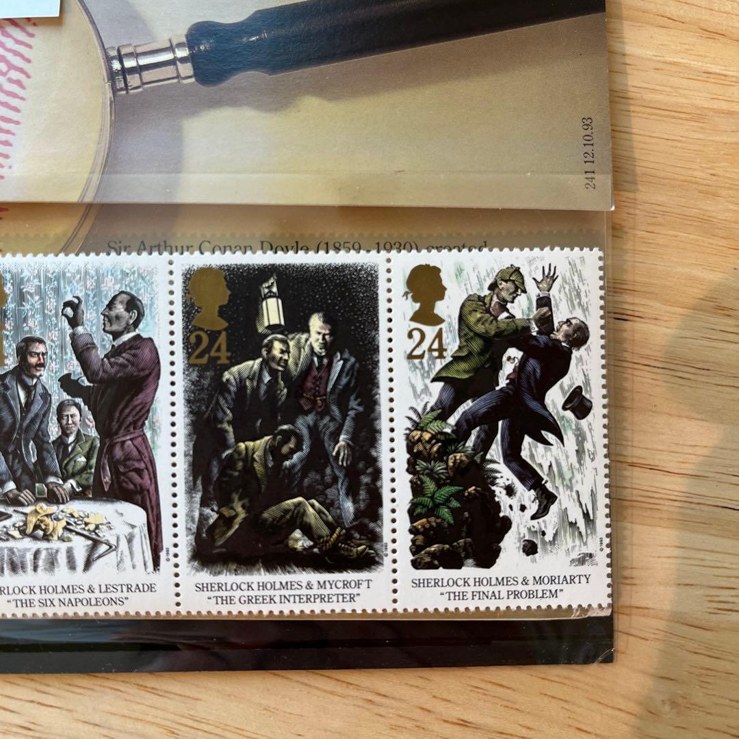 シャーロックホームズ 切手 5枚セット 解説付 - メルカリ