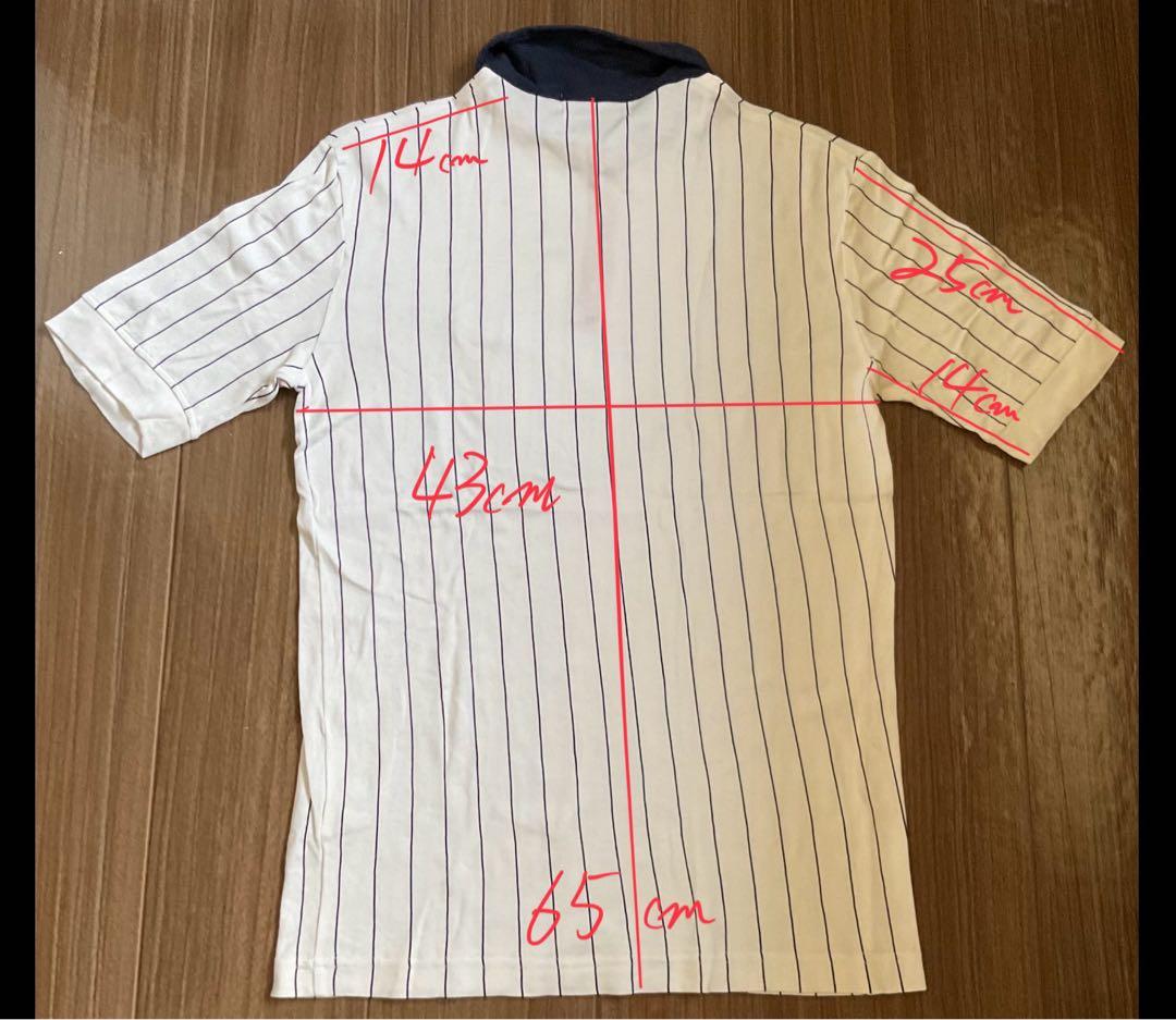 フィラFILA ストライプ ポロシャツ(サイズL) ボルグ - メルカリ